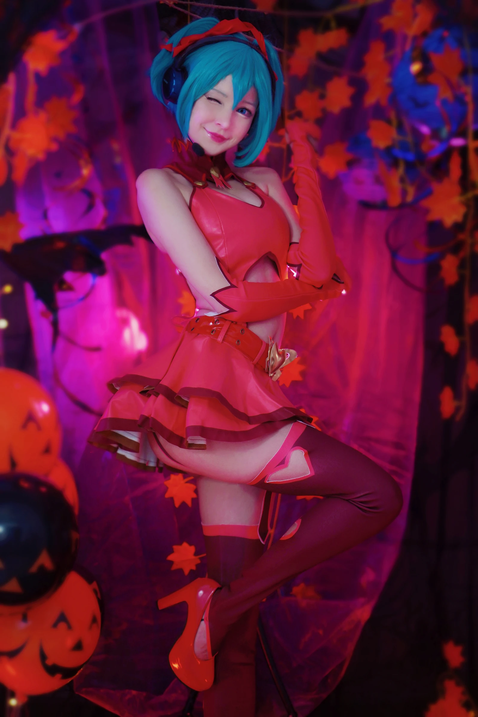 Miku Halloween Devil cosplay-图片4