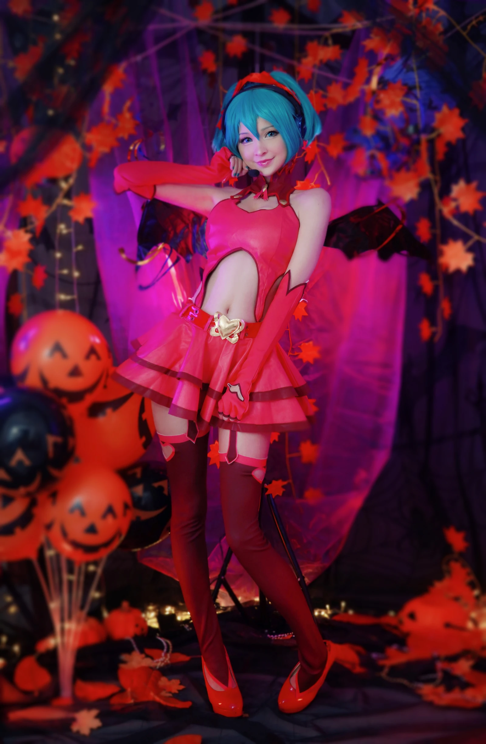 Miku Halloween Devil cosplay-图片6