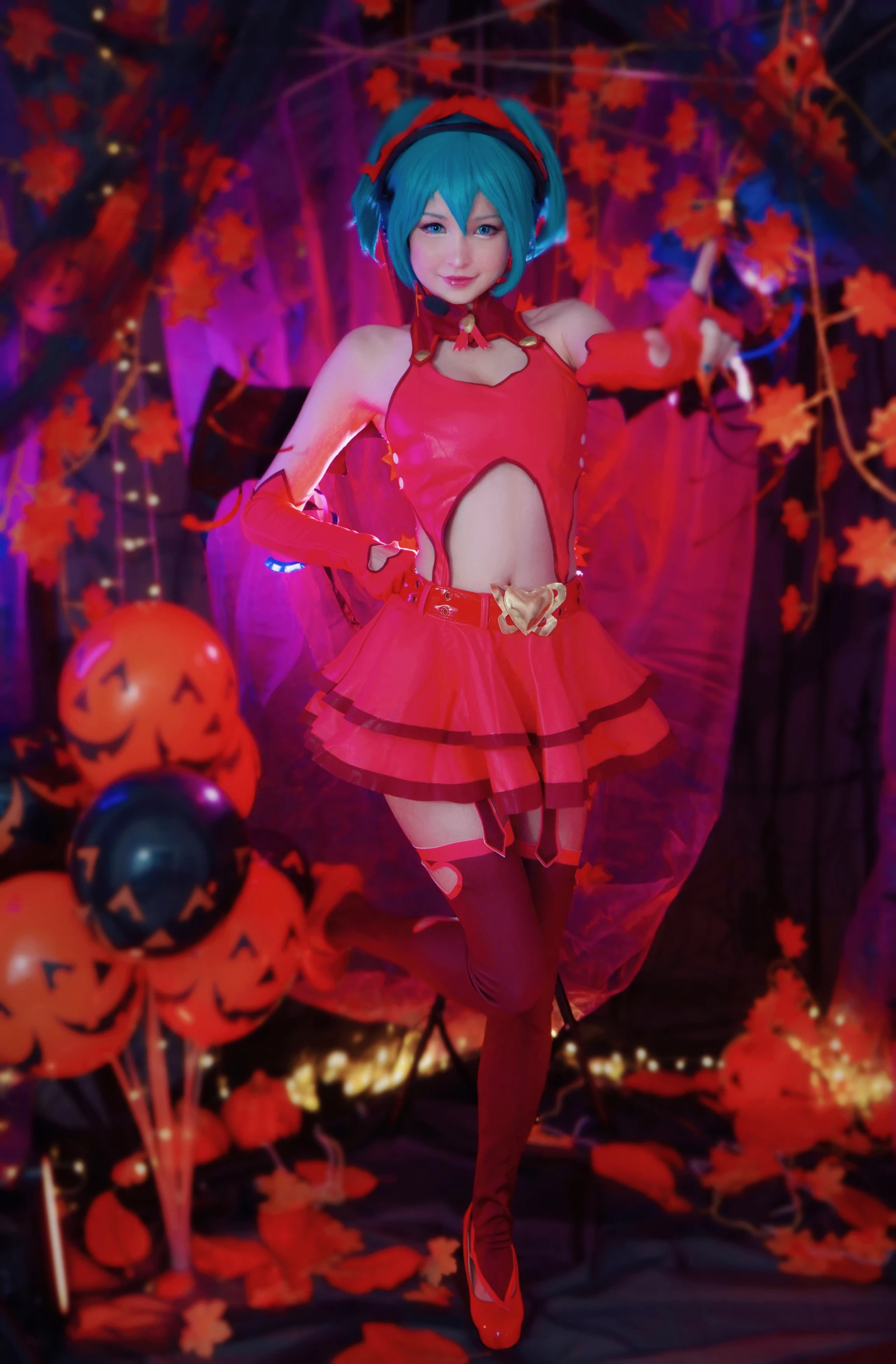 Miku Halloween Devil cosplay-图片7