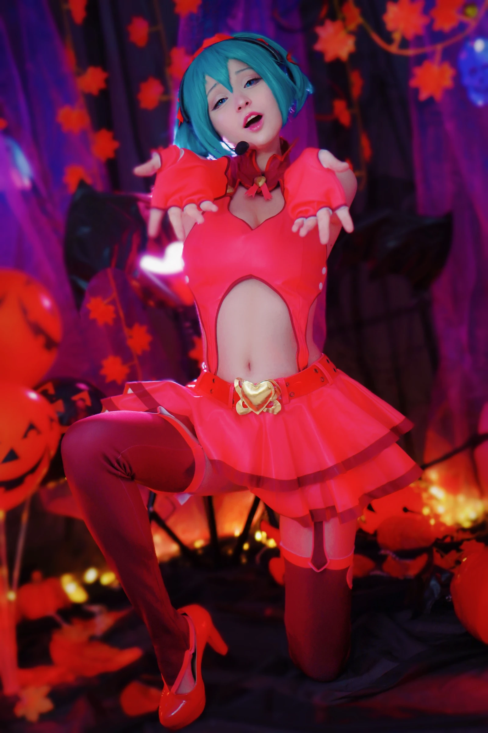 Miku Halloween Devil cosplay-图片9