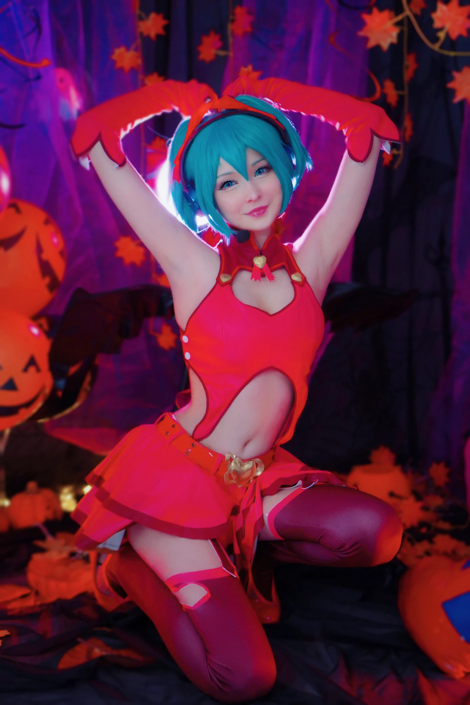 Miku Halloween Devil cosplay-图片10